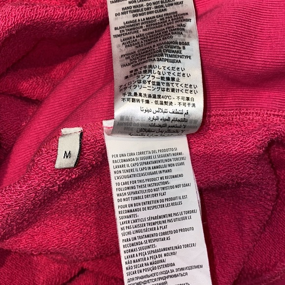 Gucci vintage inspired oversized long sleeve logo pink sweatshirt interlocking G - Picture 8 of 15